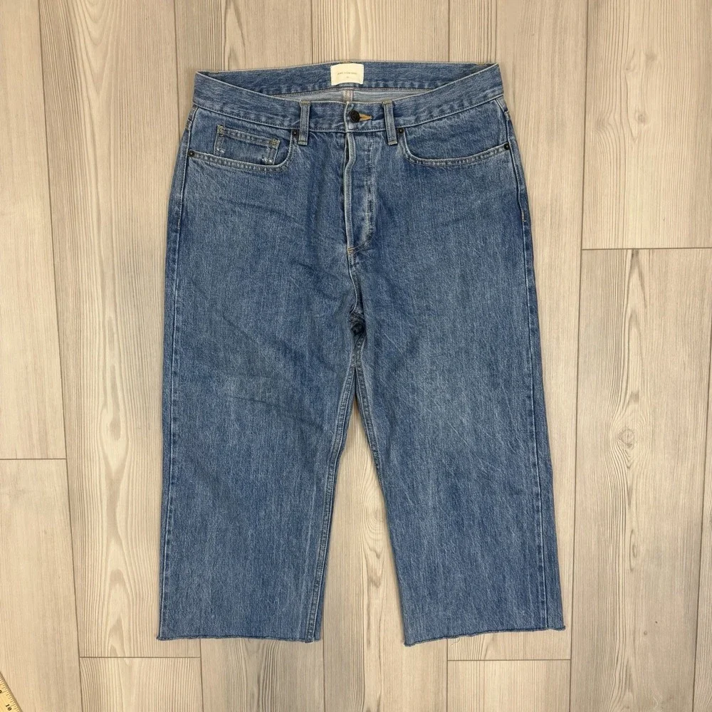 AIME LEON DORE Denim‎ 32 5 Pocket Cropped Wide Leg Jeans READ 32x21